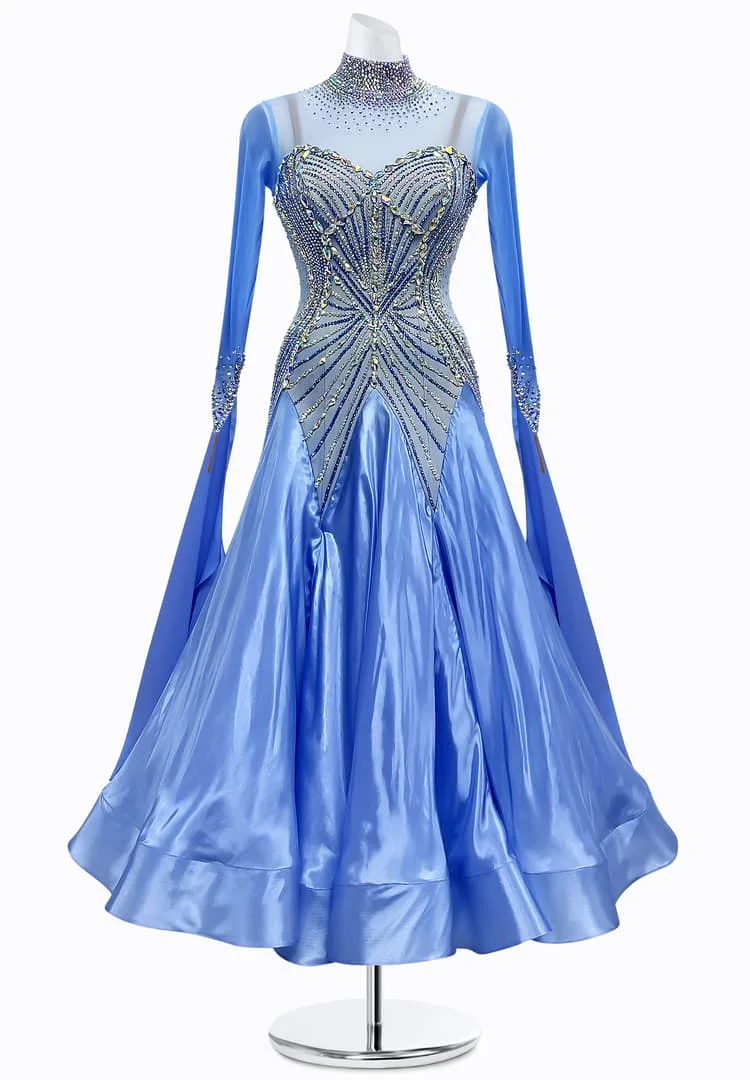 Ballroom competition dress, A25B-060, garment photograph